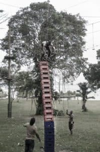 Rope course race. Photo by Watsemba Miriam.