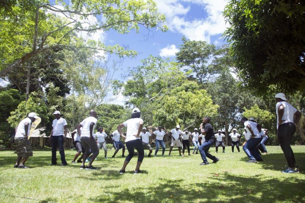 Team building with Vivo Energy Uganda — photograph by Watsemba Miriam