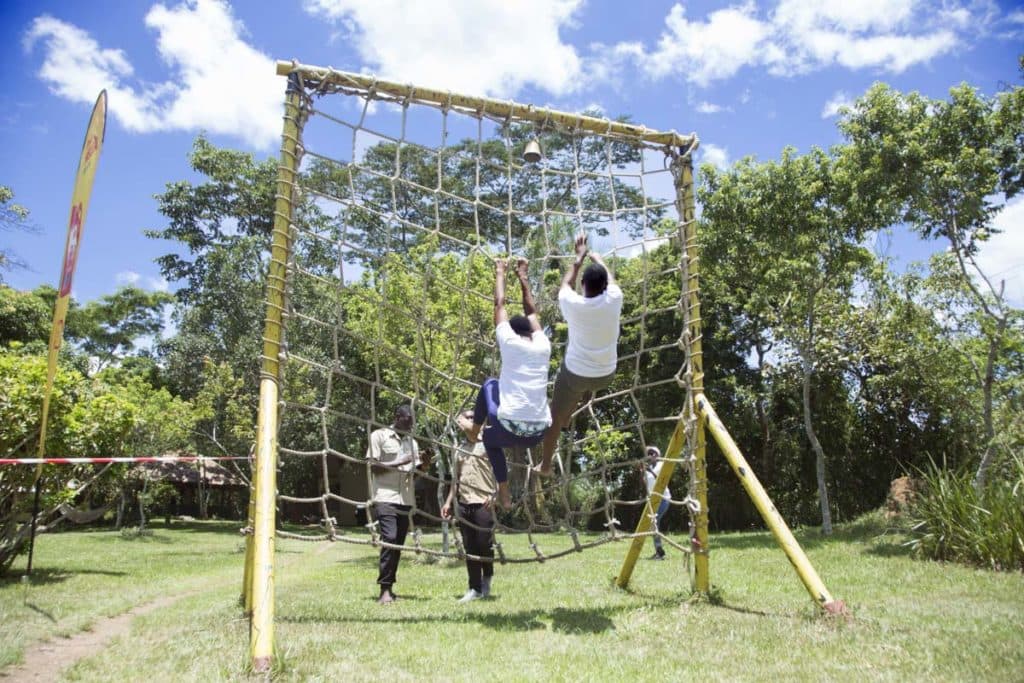 Team building with Vivo Energy Uganda — photograph by Watsemba Miriam