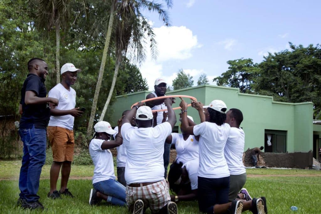 Team building with Vivo Energy Uganda — photograph by Watsemba Miriam