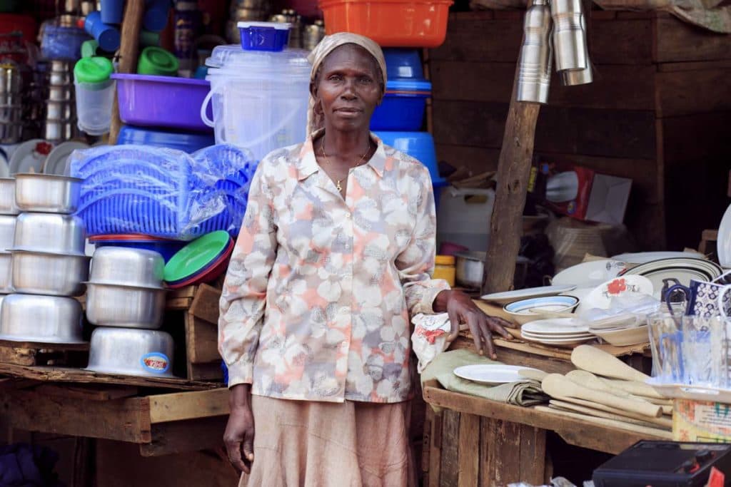 ‘Will you please take a picture of me?’ she asks. ‘I have been in this market for over ten years now and I have never had my business picture taken.’ she added.