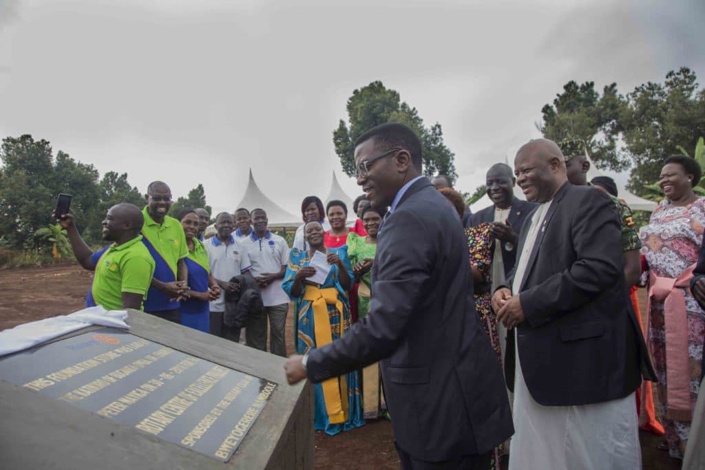 Ground breaking for Rotary Centre of Excellence Project — photograph by Watsemba Miriam