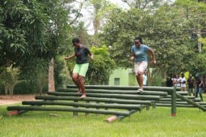 Rope course race. Photo by Watsemba Miriam