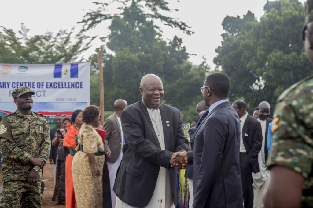 Ground breaking for Rotary Centre of Excellence Project — photograph by Watsemba Miriam