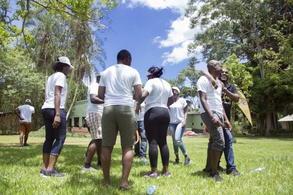 Team building with Vivo Energy Uganda — photograph by Watsemba Miriam