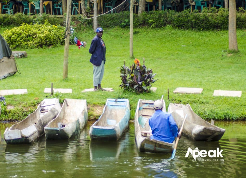 A returning sailor retires back to the dock station; as if a signal to the waiting sailor to get started before the birding sun matures into the day. Photo credit: Watsemba Miriam